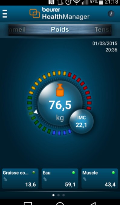 beurer bf700 pese personne avis